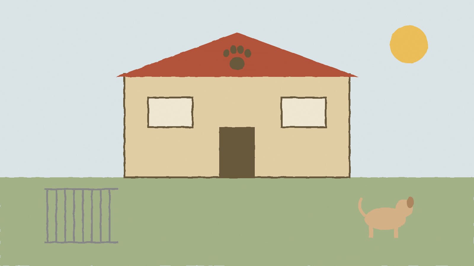 Animal shelter with dog - illustration, Jake Team LLC