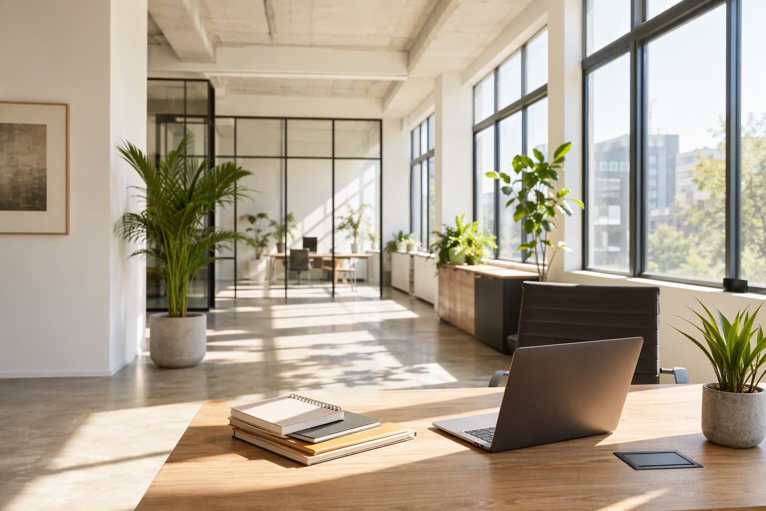 modern office interior - illustration, Jake Team LLC