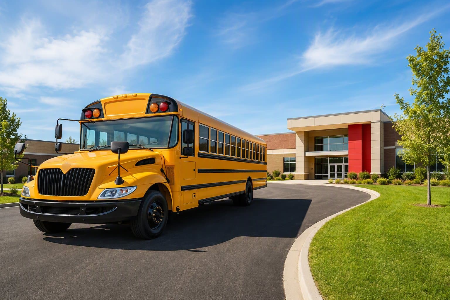 School Bus Service - illustration, Jake Team LLC