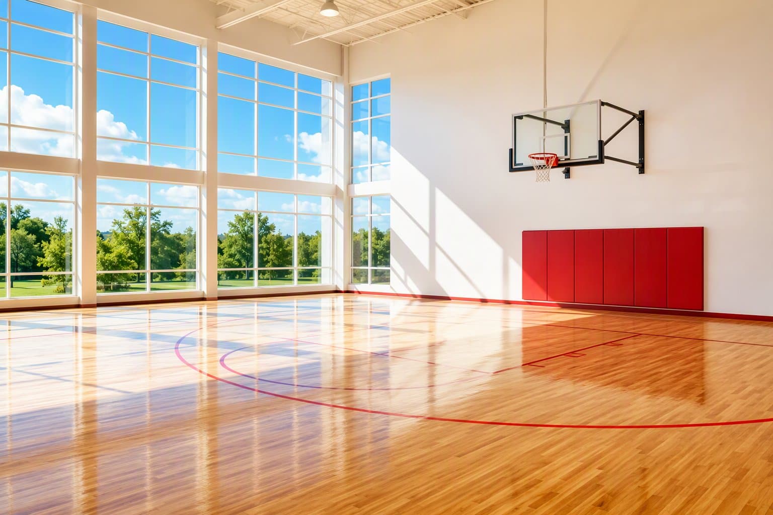 Basketball Court - illustration, Jake Team LLC