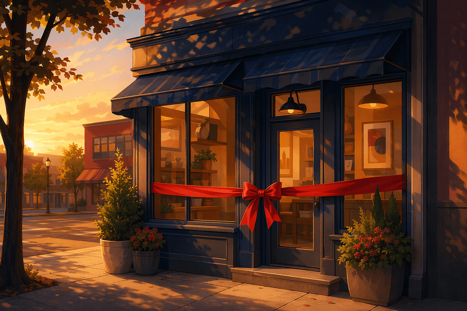 New coffee shop - illustration, Jake Team LLC