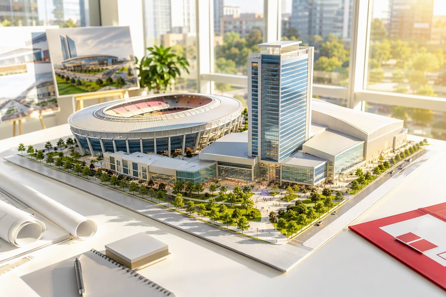 Stadium Development Plan - illustration, Jake Team LLC