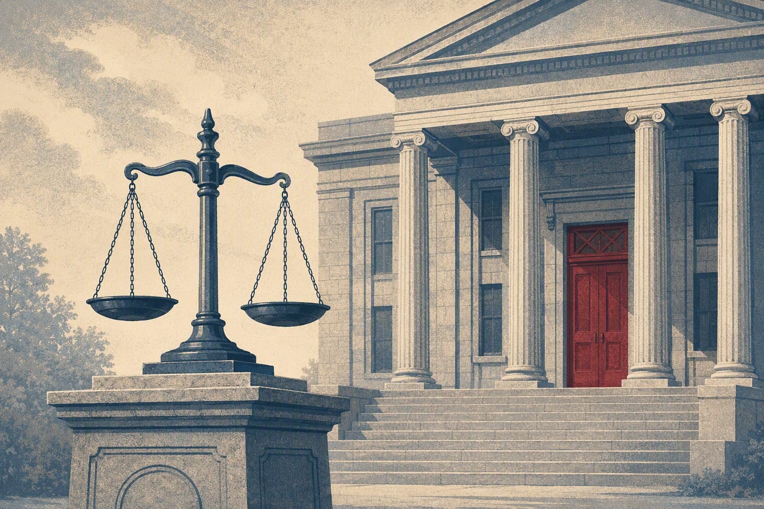 Justice System - illustration, Jake Team LLC