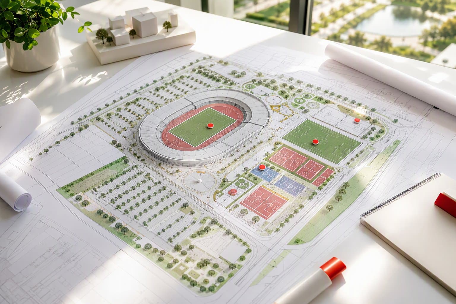 zoning proposal site plan - illustration, Jake Team LLC