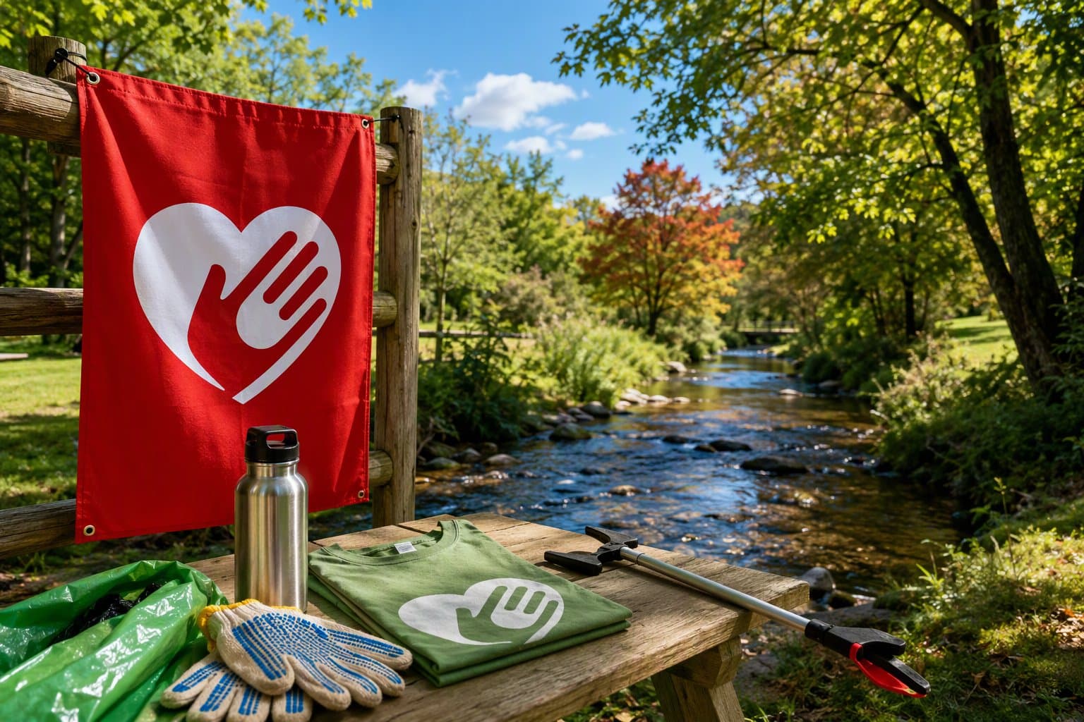Stream Cleanup - illustration, Jake Team LLC