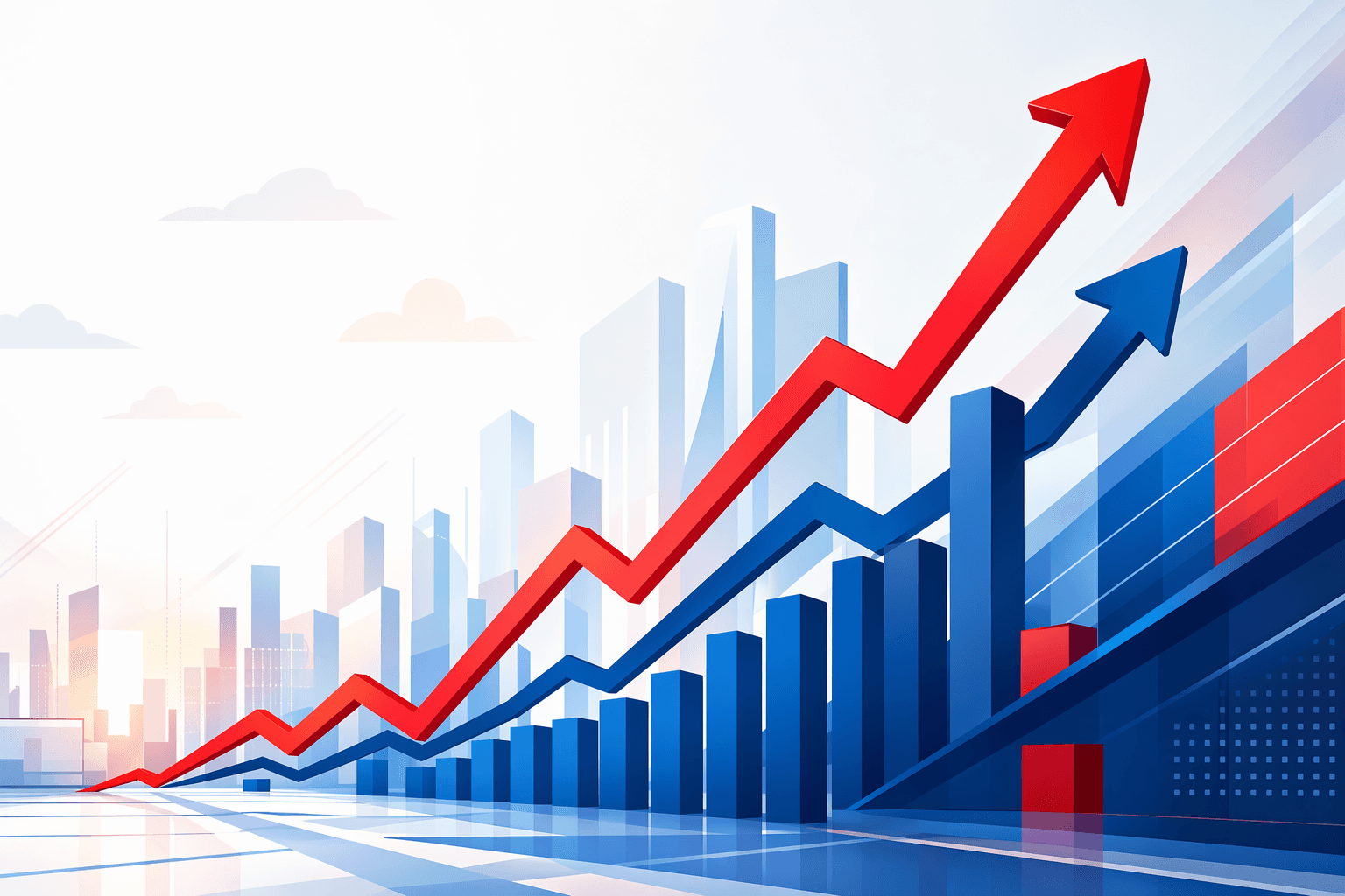 Stock Market Growth - illustration, Jake Team LLC