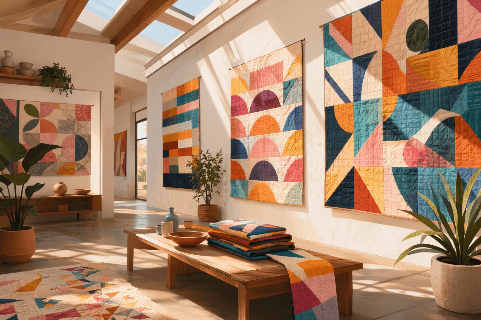 Quilt exhibit history - illustration, Jake Team LLC