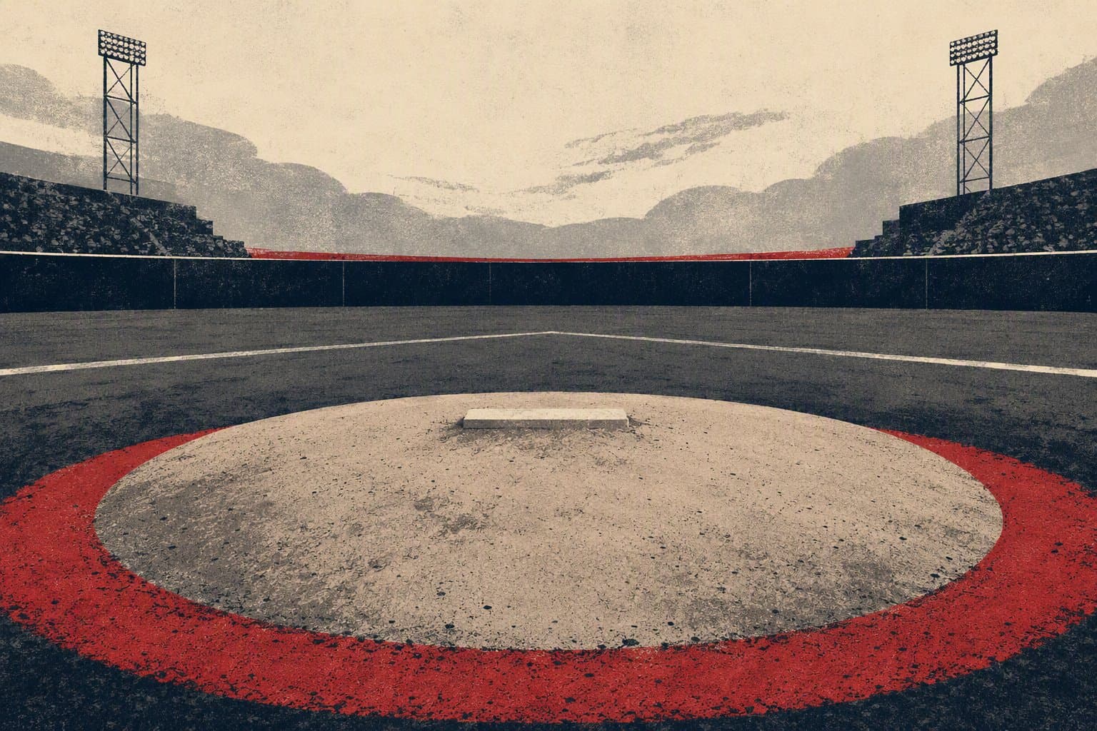 baseball mound - illustration, Jake Team LLC
