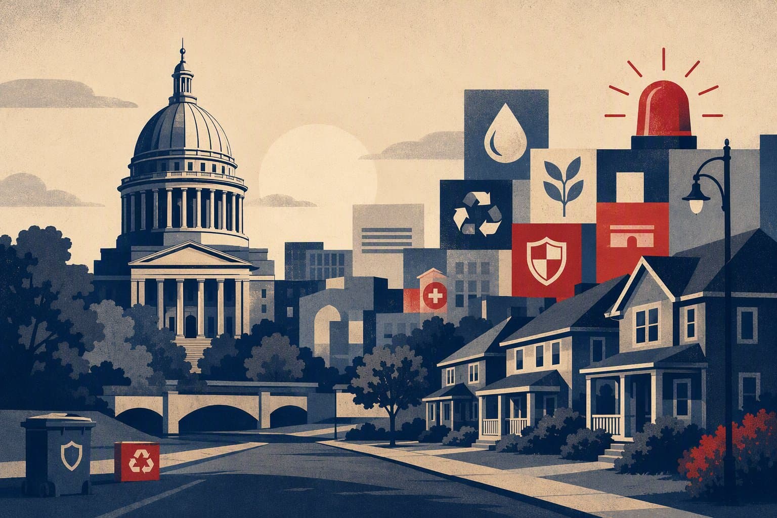 Civic Health Response - illustration, Jake Team LLC