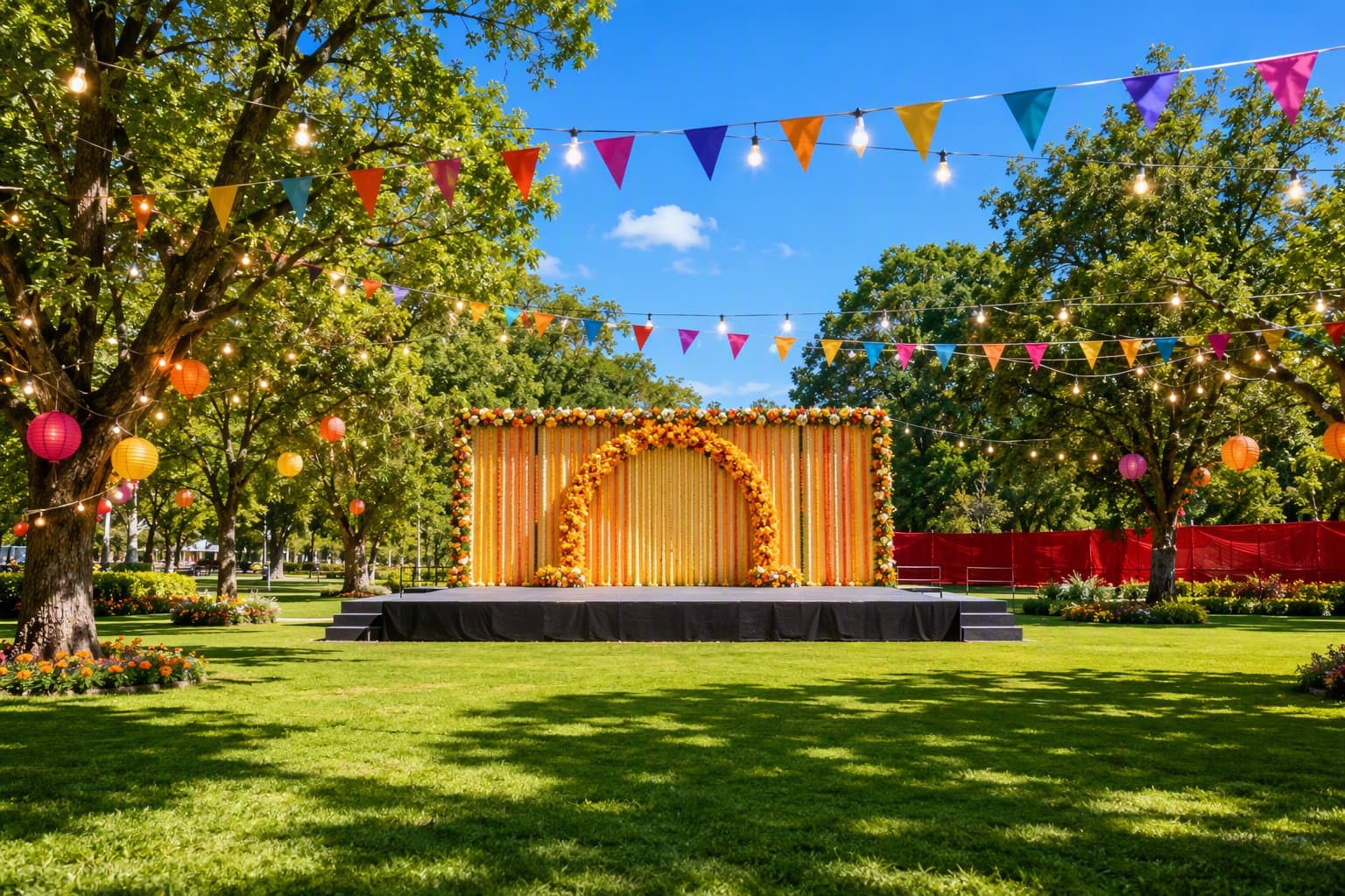 Diwali Festival Park - illustration, Jake Team LLC
