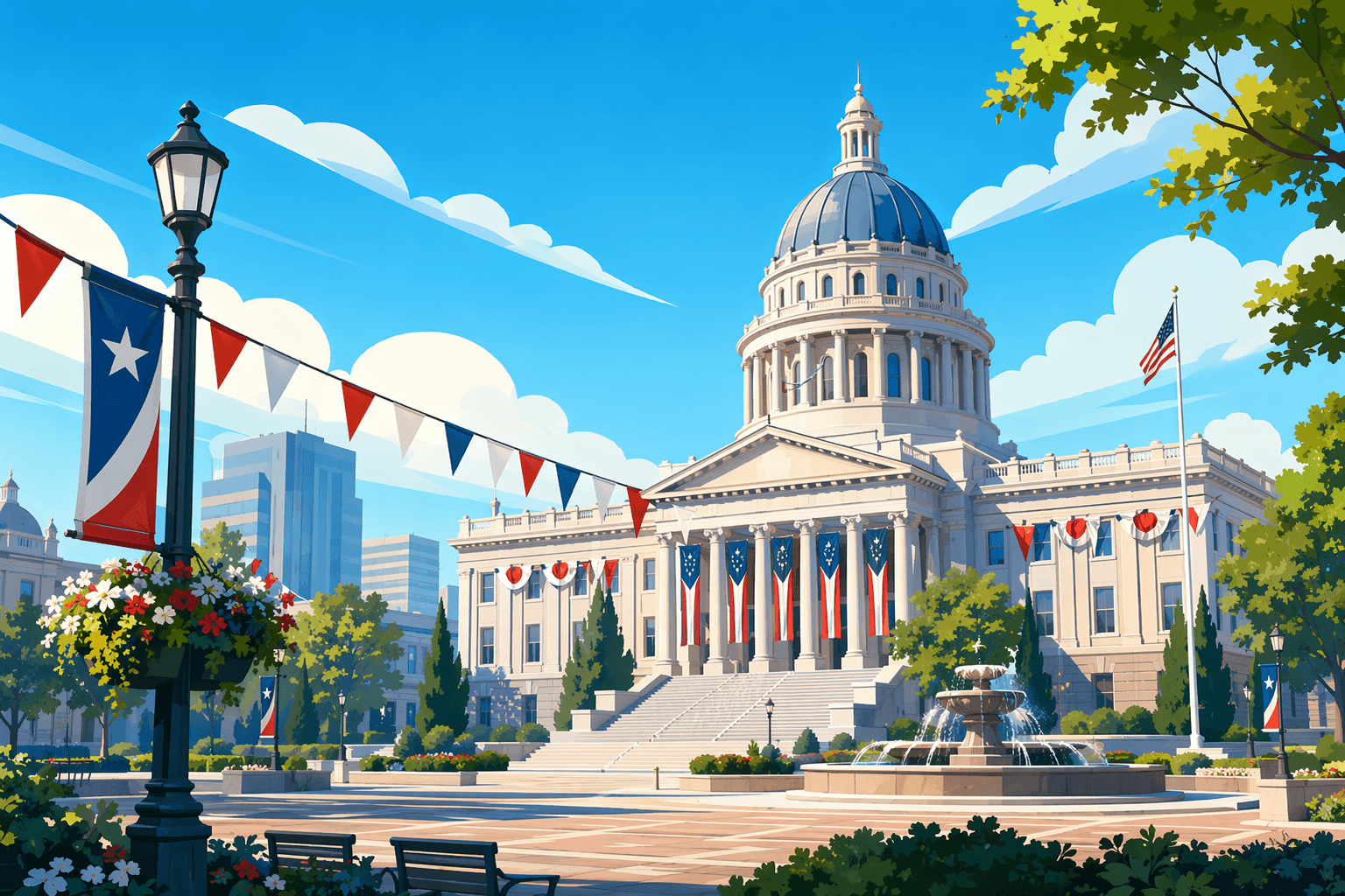 Political Convention - illustration, Jake Team LLC
