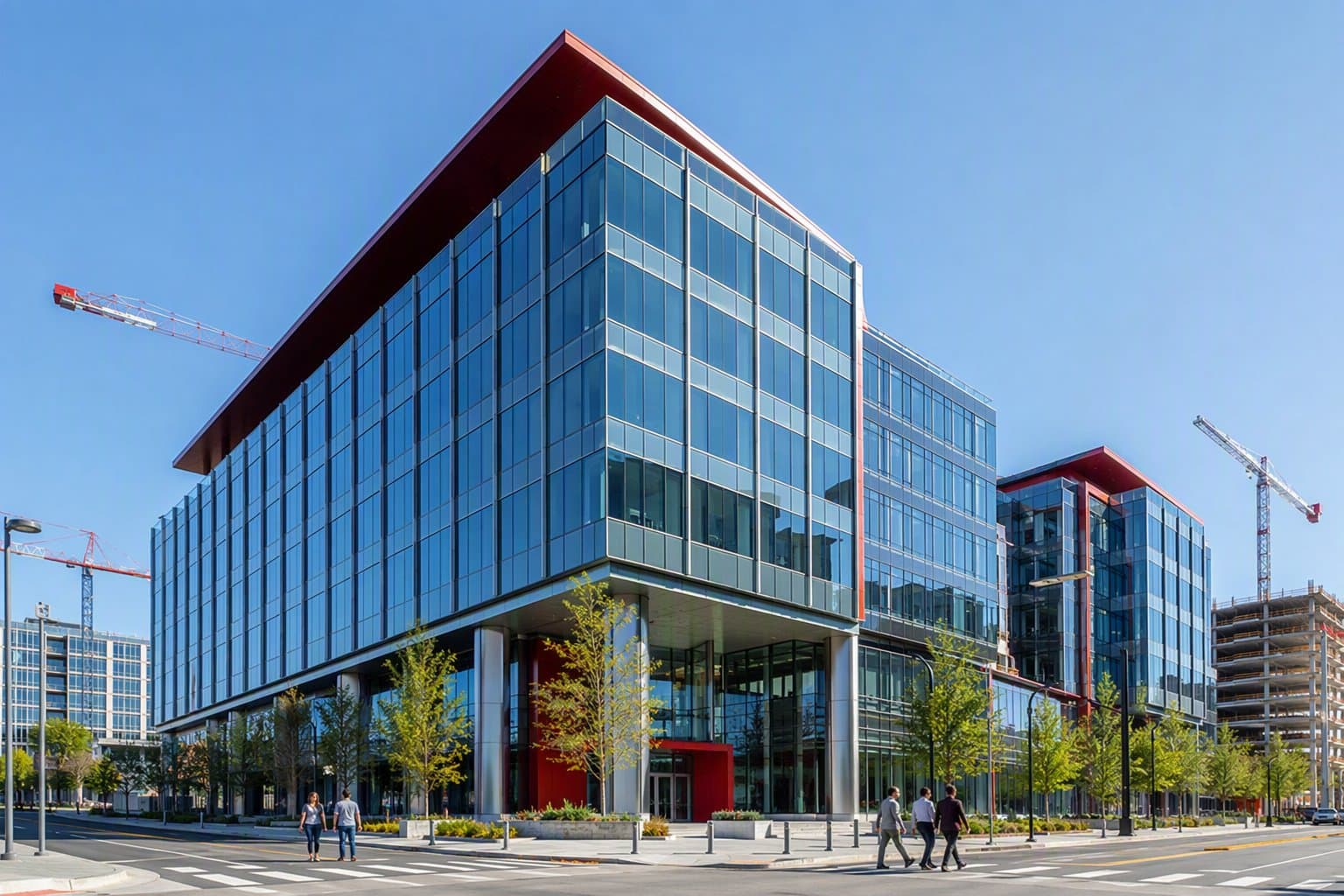 Modern office expansion - illustration, Jake Team LLC