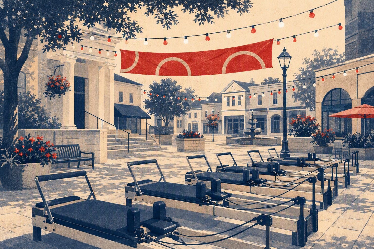 Community Fitness - illustration, Jake Team LLC