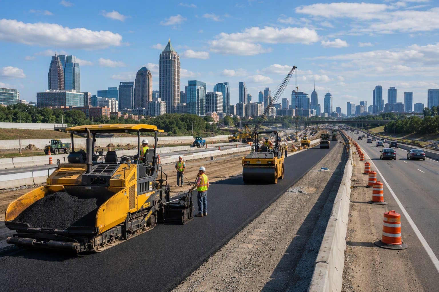 Civil Infrastructure Construction - illustration, Jake Team LLC