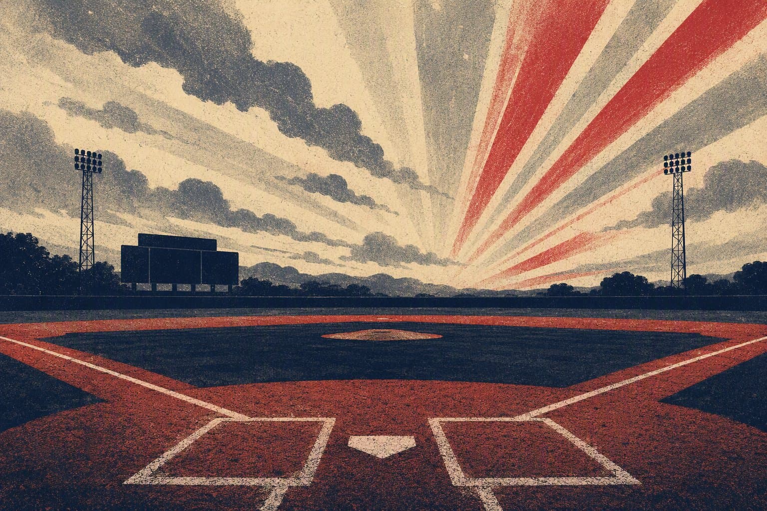 baseball victory rally - illustration, Jake Team LLC
