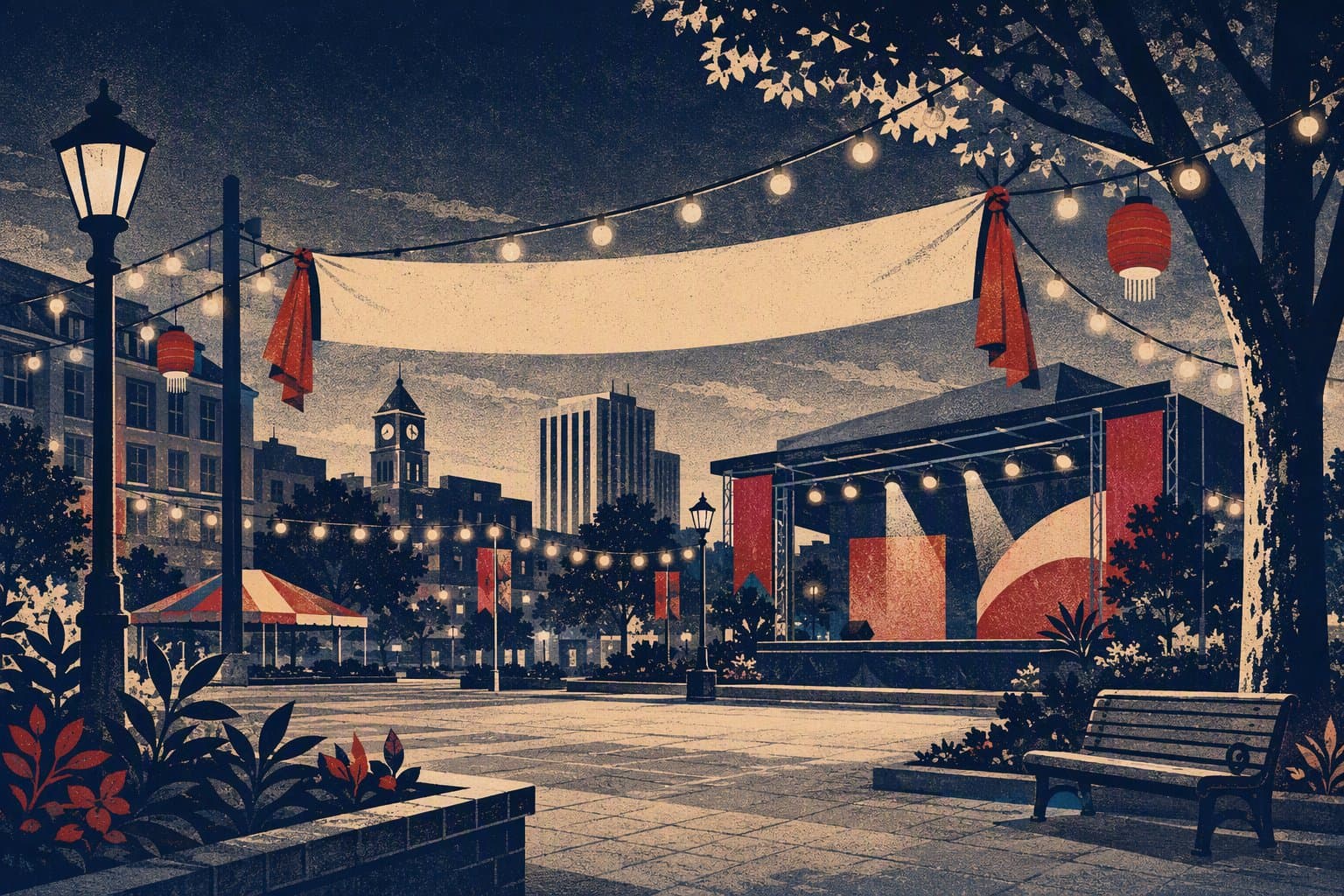 Community Festival - illustration, Jake Team LLC