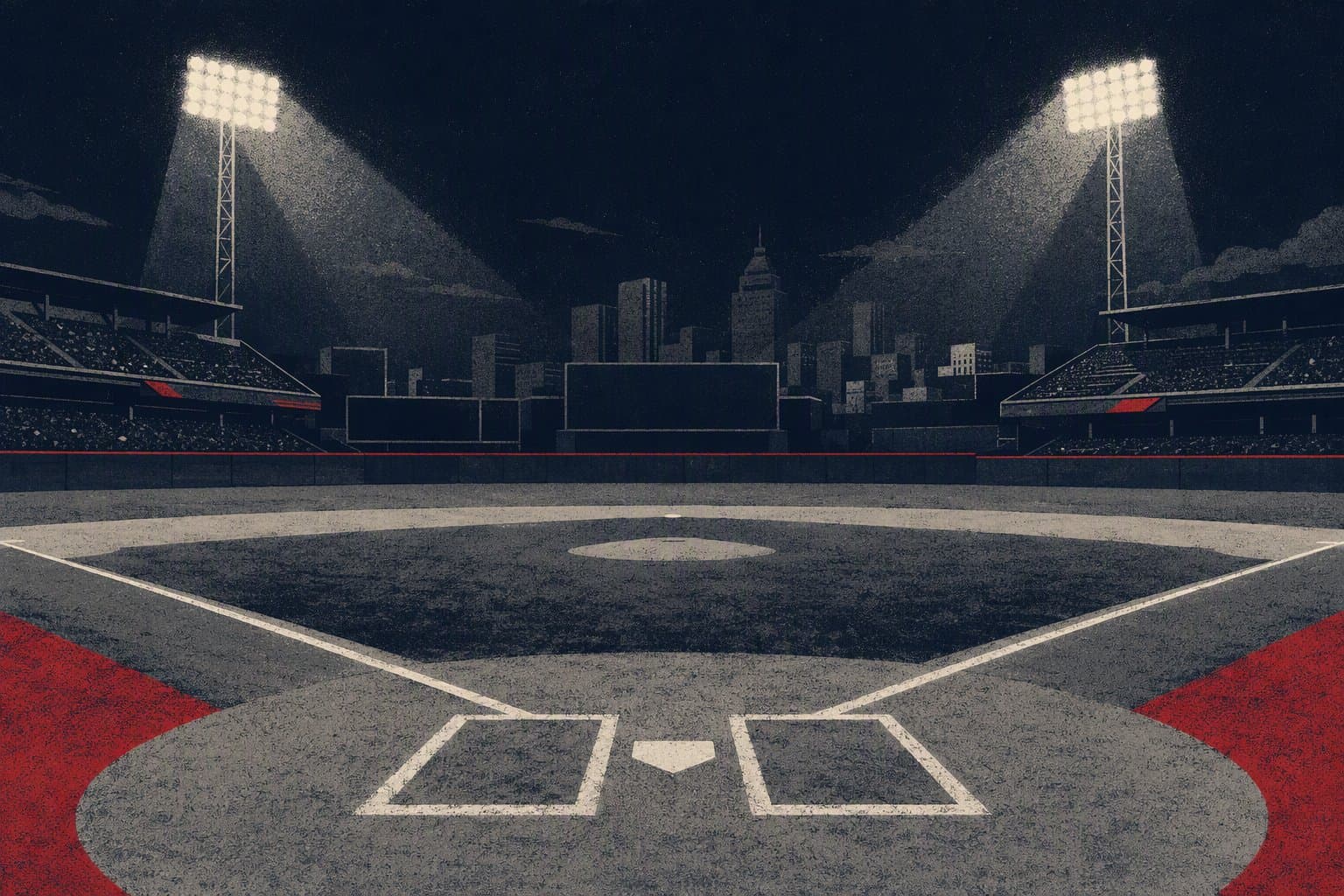 extra innings tension - illustration, Jake Team LLC
