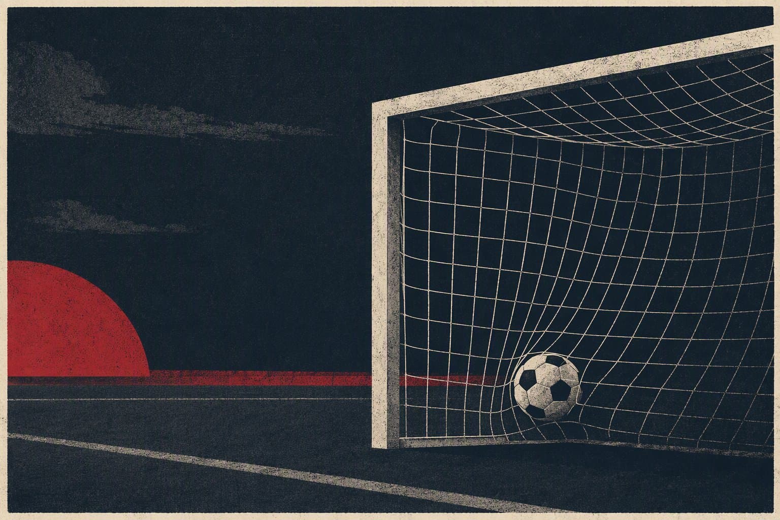 Soccer Stalemate - illustration, Jake Team LLC
