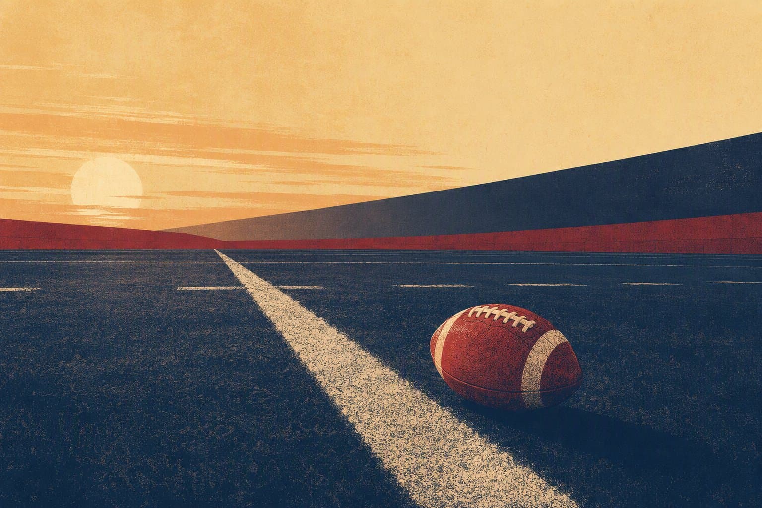 College Football Victory - illustration, Jake Team LLC