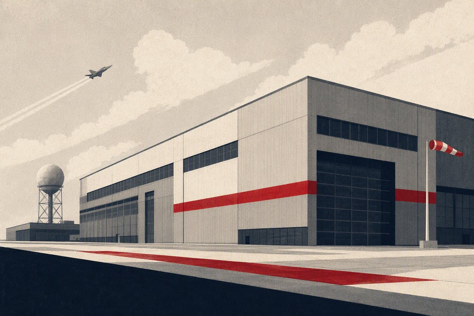 defense manufacturing recruitment - illustration, Jake Team LLC