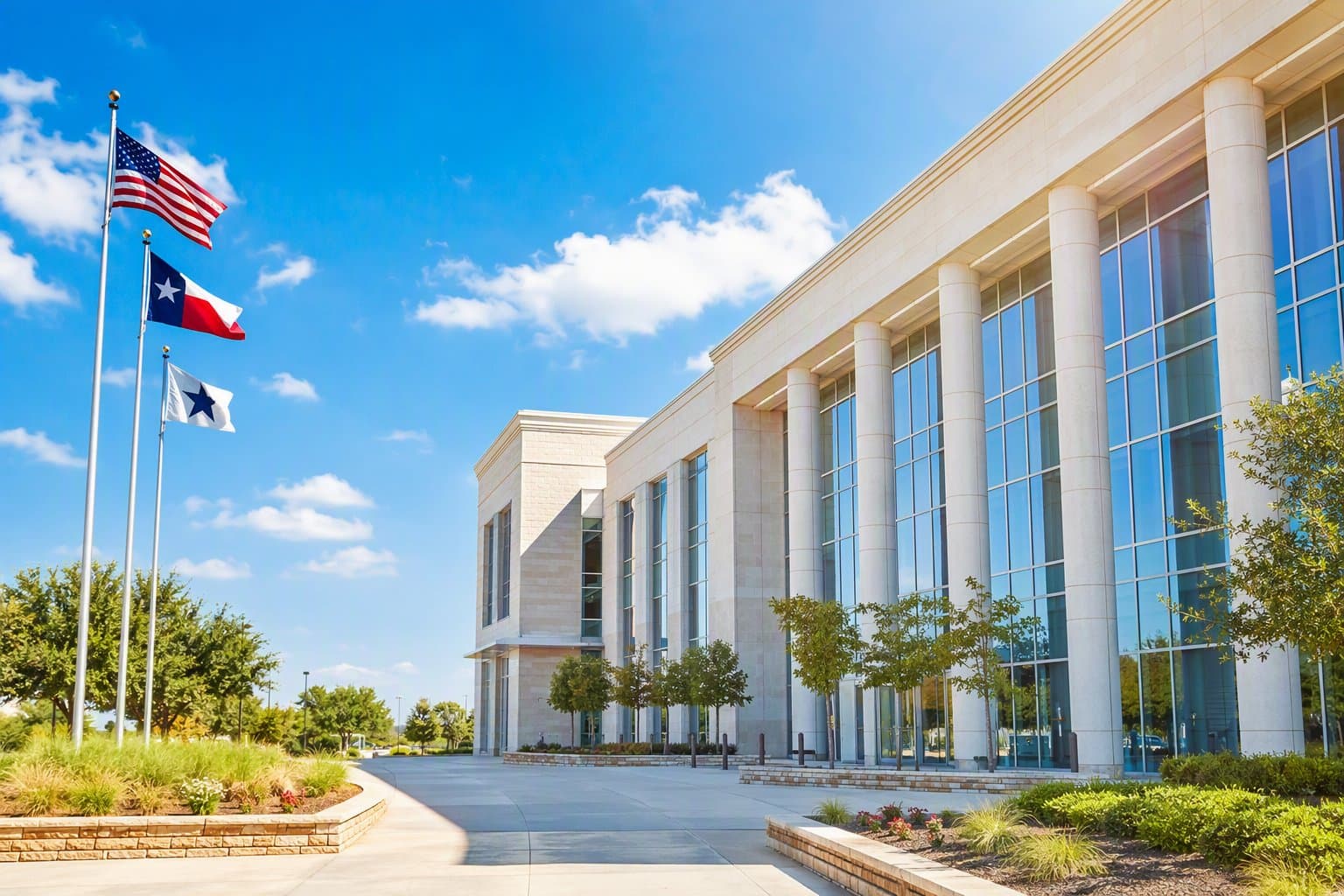 Collin County civic hall - illustration, Jake Team LLC