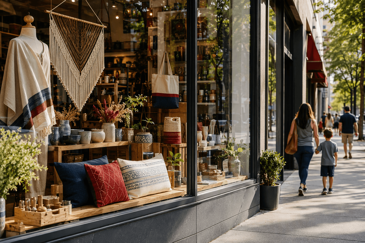 local retail business - illustration, Jake Team LLC
