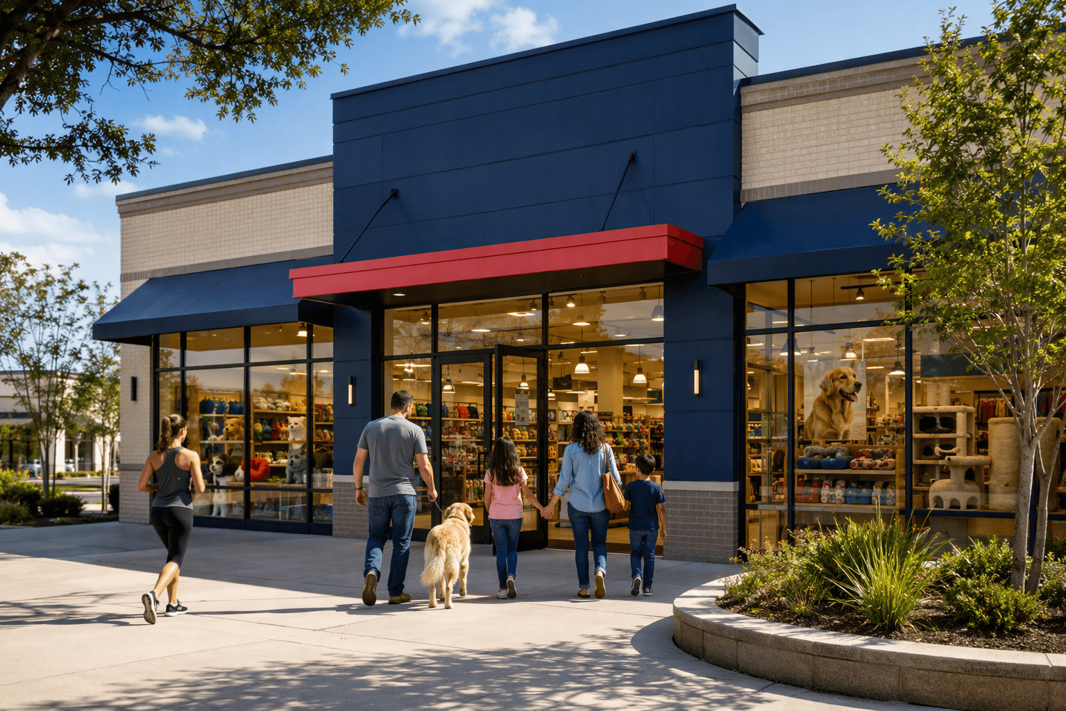 Pet Retail Storefront - illustration, Jake Team LLC