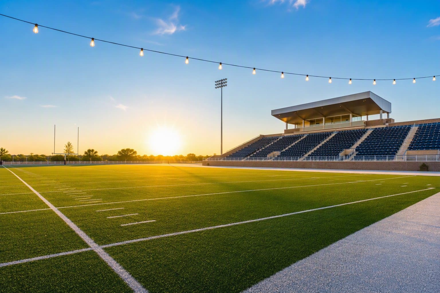 Melissa high school football stadium - illustration, Jake Team LLC