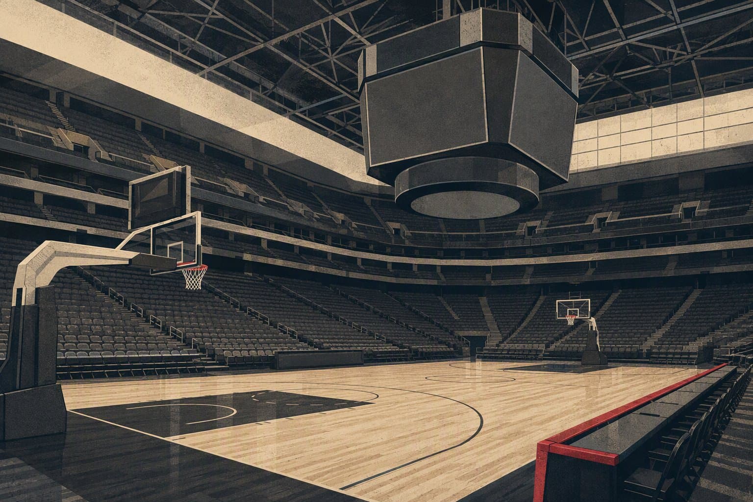 Arlington Arena - illustration, Jake Team LLC