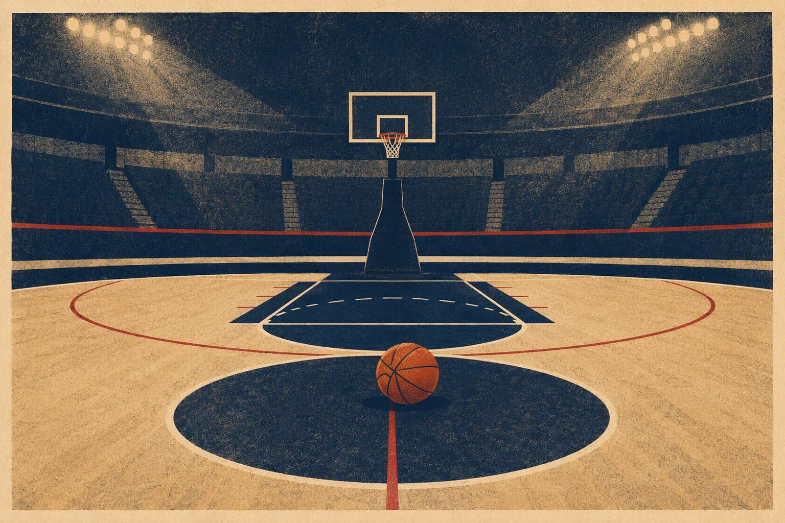 Basketball Comeback - illustration, Jake Team LLC