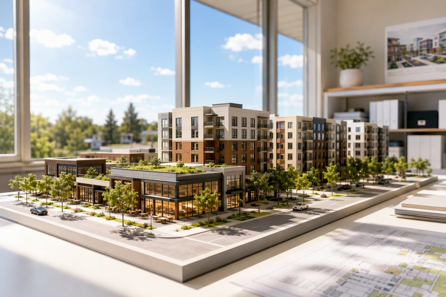 Frisco development site plan - illustration, Jake Team LLC