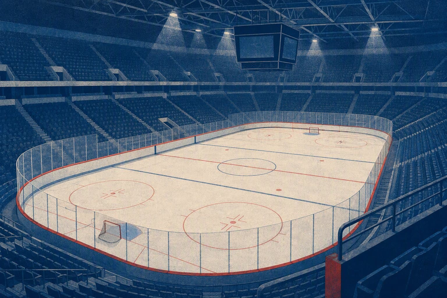 hockey arena atmosphere - illustration, Jake Team LLC