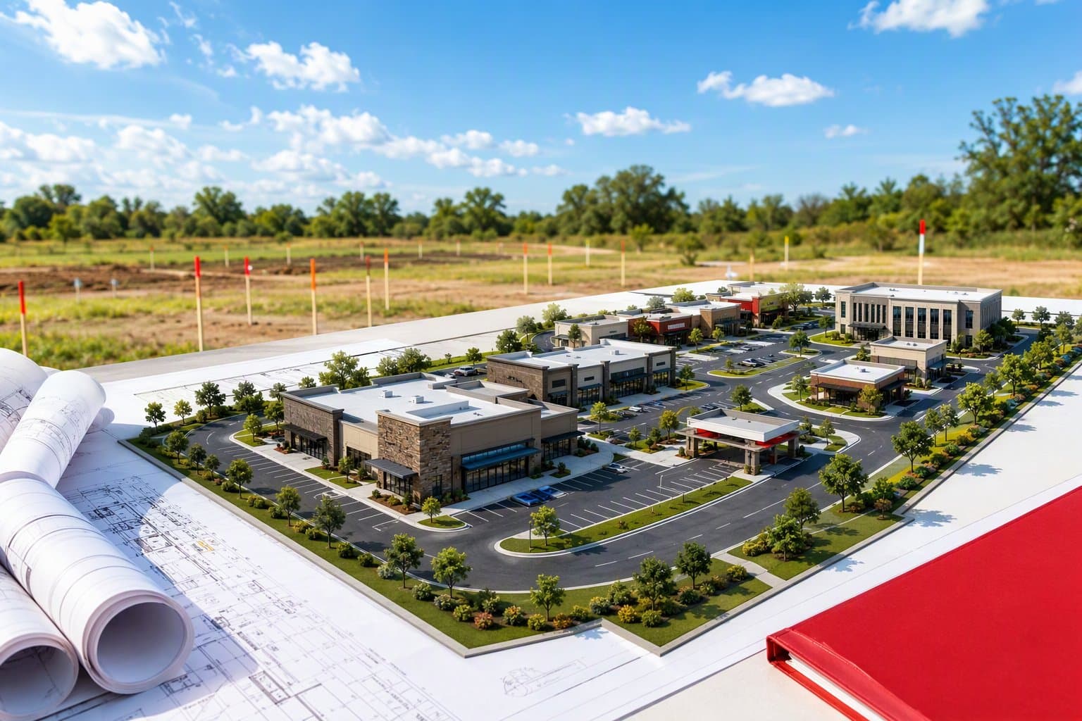 Planned Retail Development - illustration, Jake Team LLC