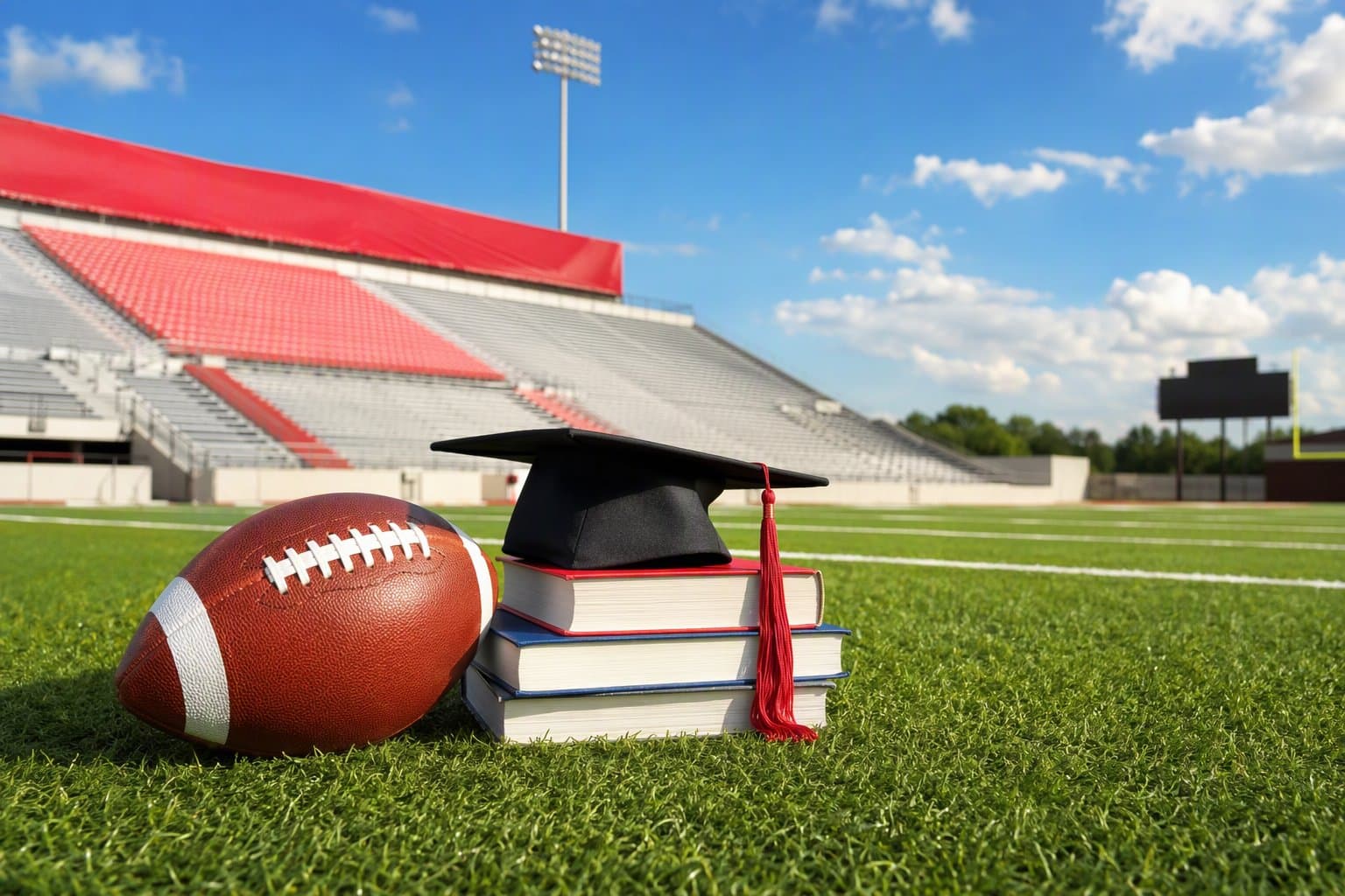 School Football Victory - illustration, Jake Team LLC
