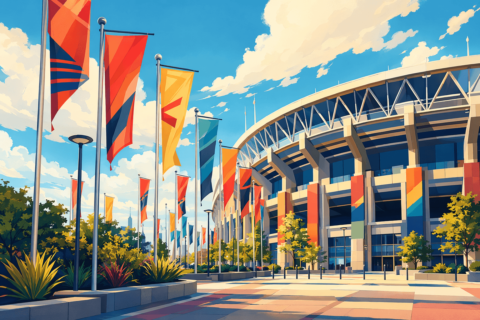 Sports Media Day - illustration, Jake Team LLC