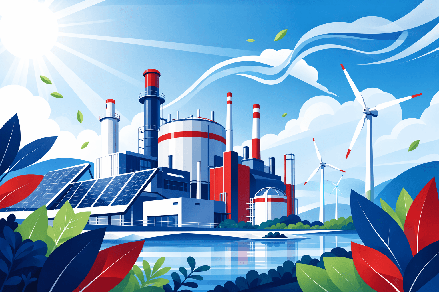 Green Energy Innovation - illustration, Jake Team LLC