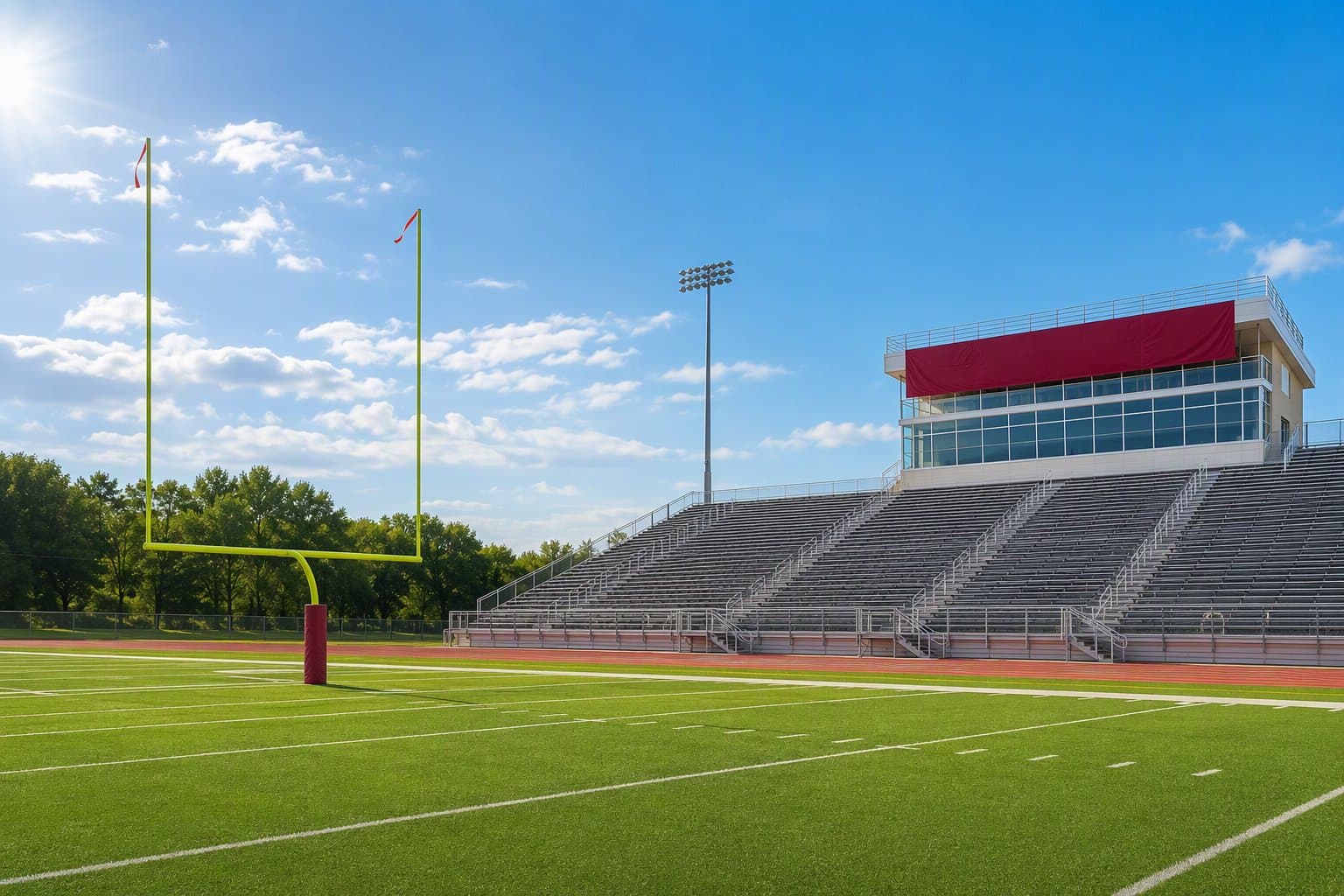 Sunlit Stadium - illustration, Jake Team LLC