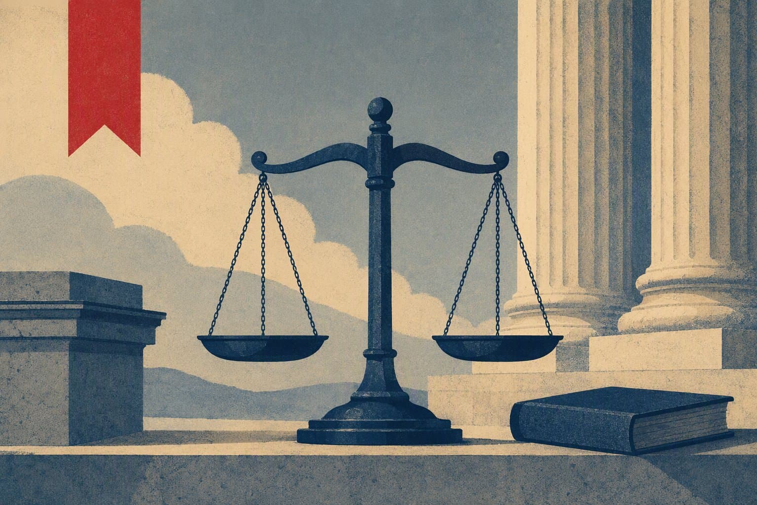 Justice scales - illustration, Jake Team LLC