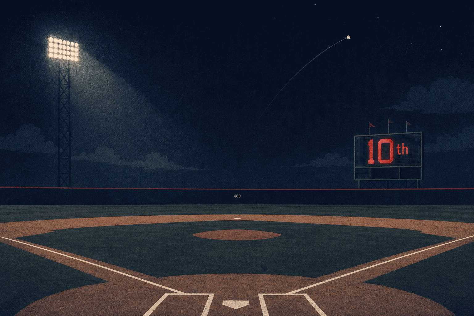 Extra-Inning Homer - illustration, Jake Team LLC