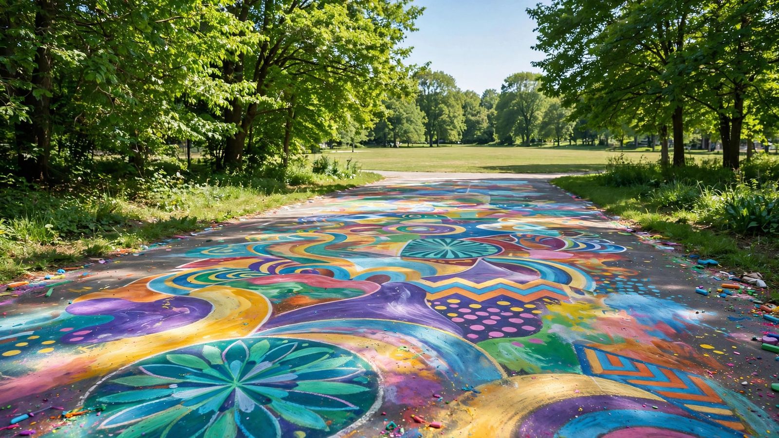 Chalk the Park — Illustration by Jake Team LLC