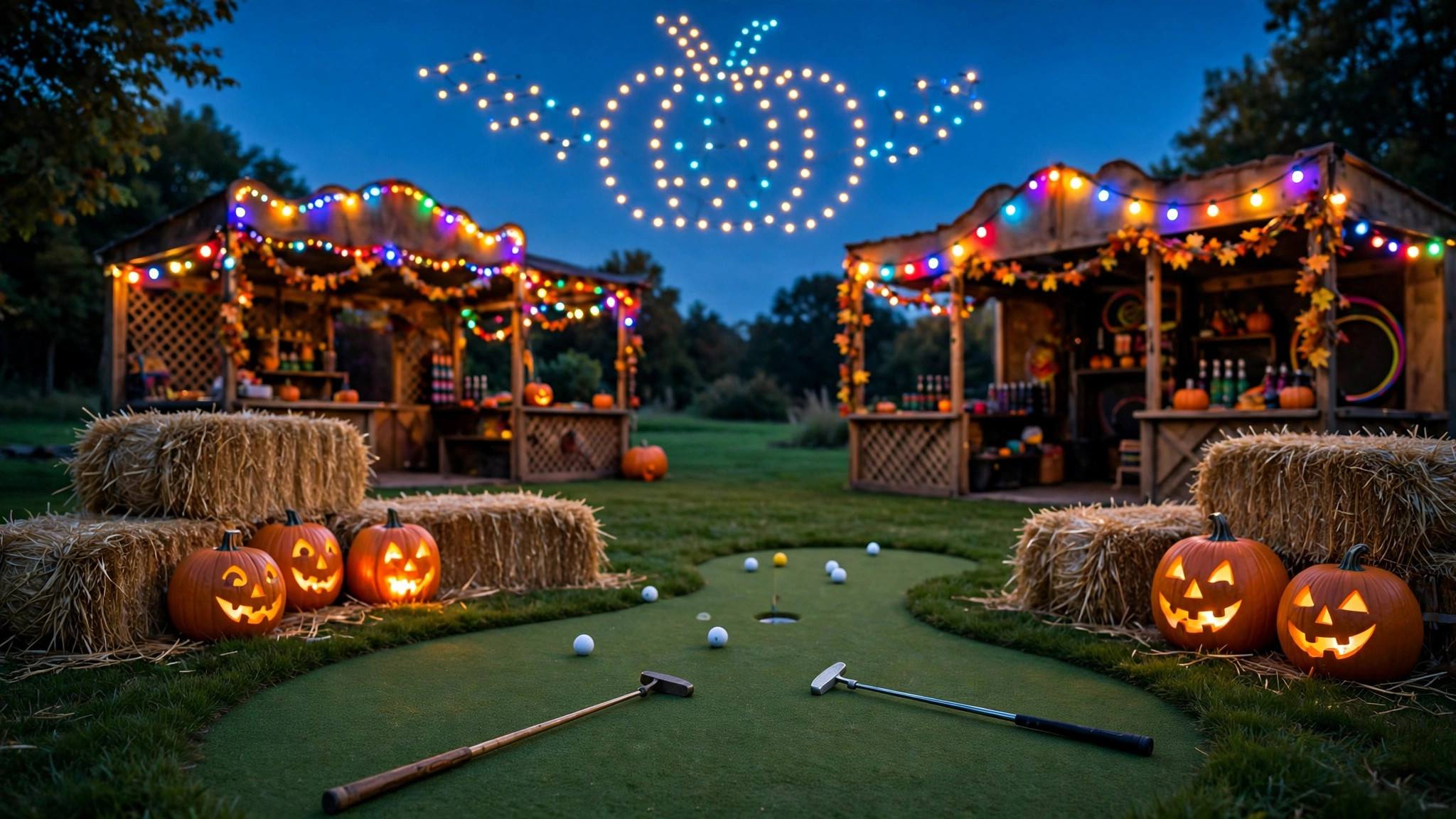 Halloween Par-Tee at PGA Frisco — Illustration by Jake Team LLC